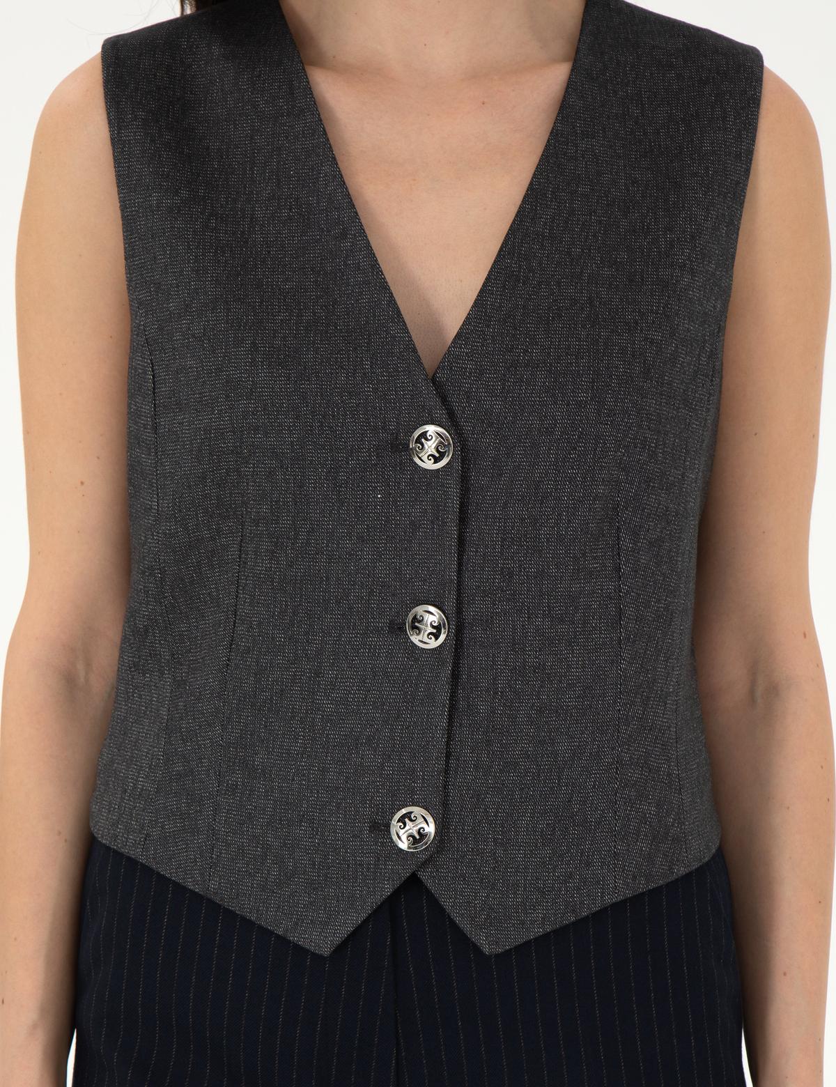 Antrasit Yelek - 50296088006