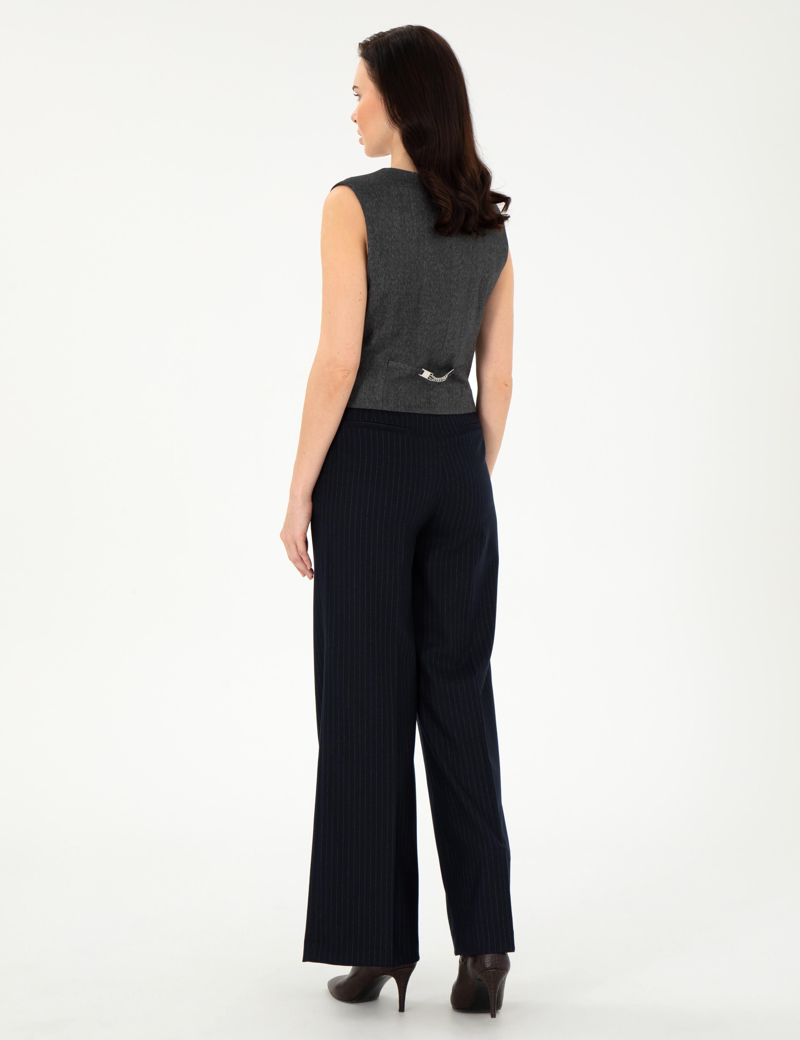 Lacivert Kumaş Pantolon