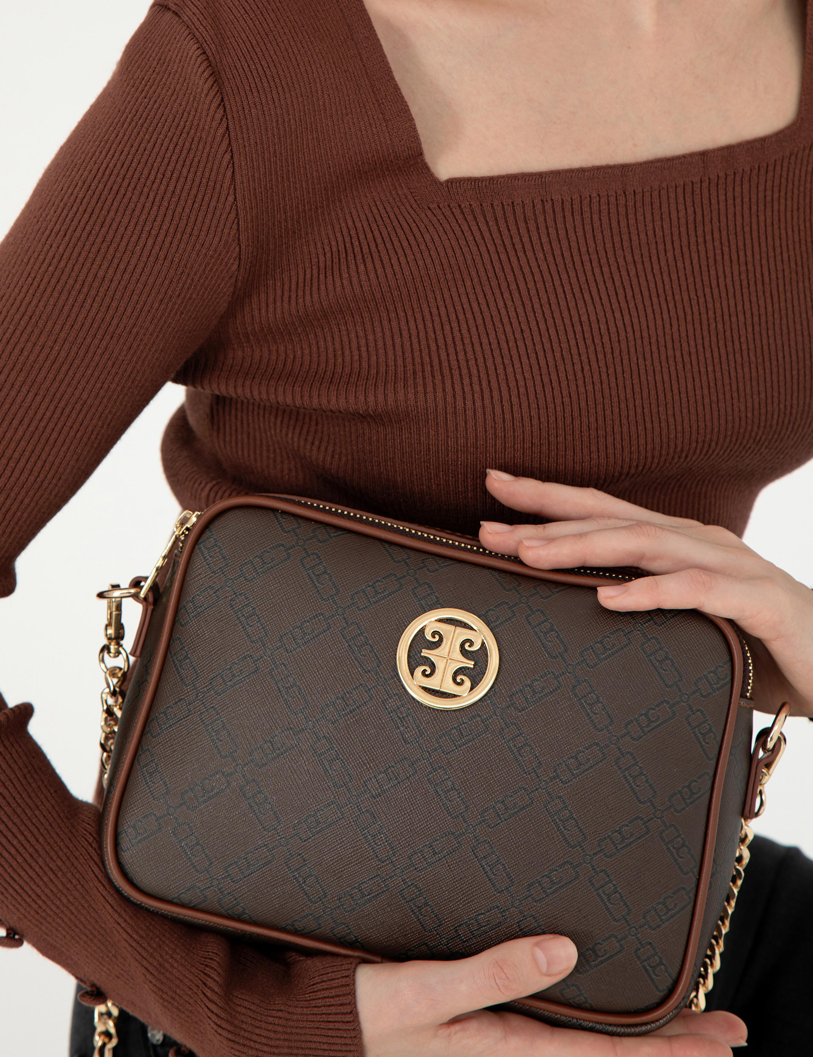 Kahverengi Çapraz Çanta