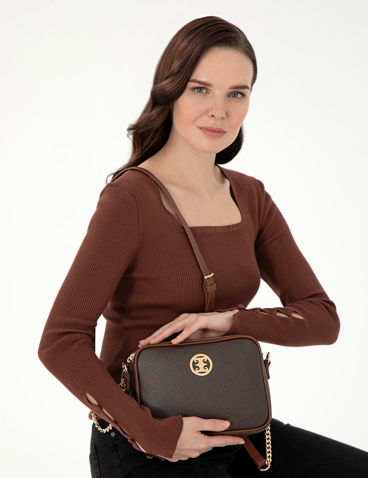 Kahverengi Çapraz Çanta