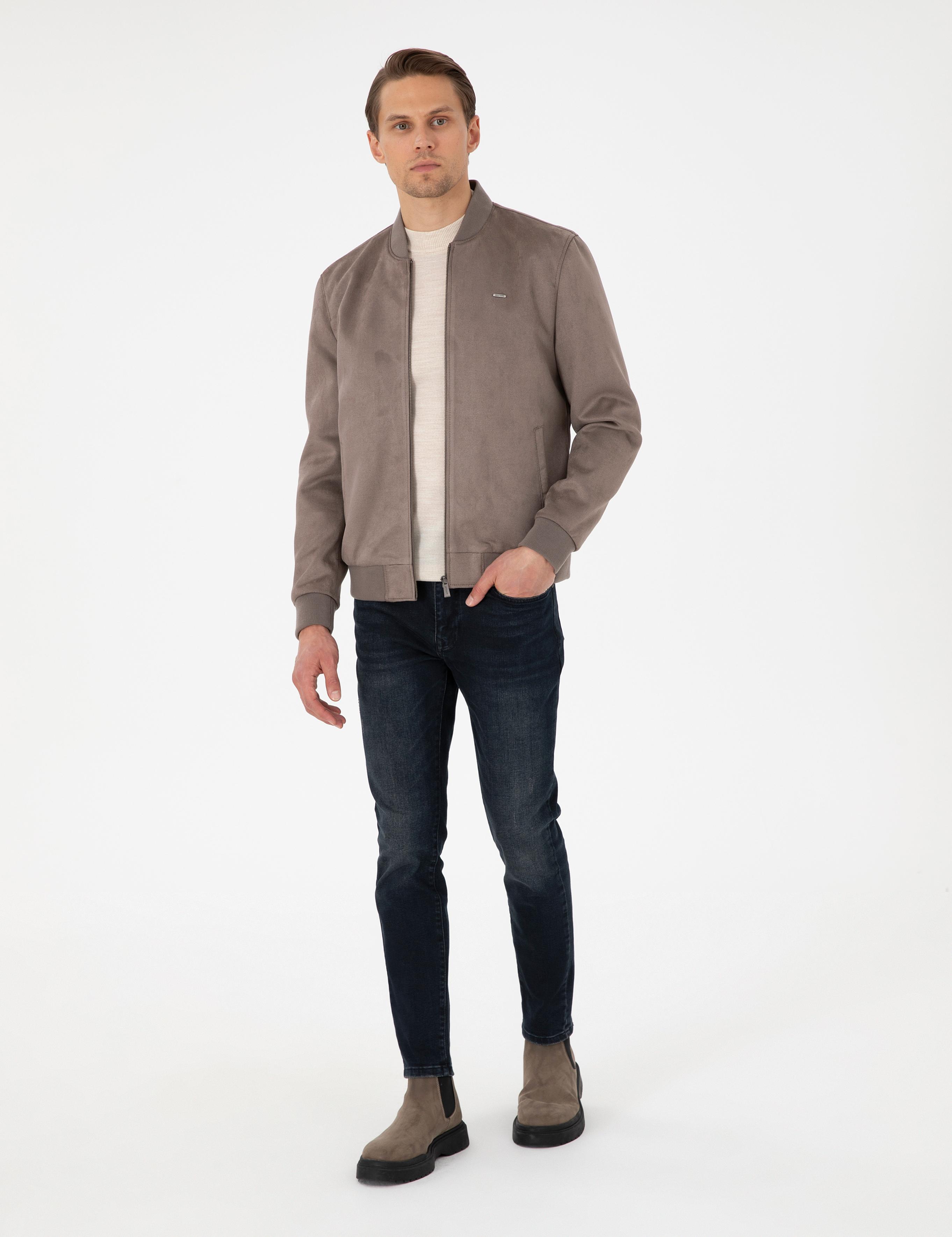 Taş Suni Deri Ceket