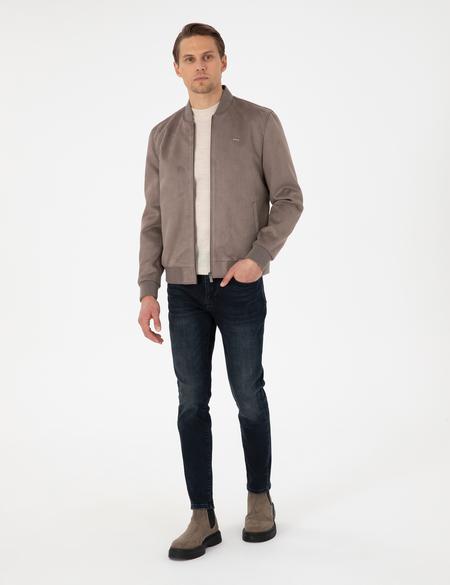 Taş Suni Deri Ceket - 50300551011