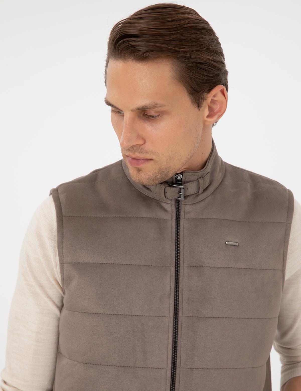 Taş Deri Yelek - 50300552010