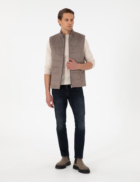 Taş Deri Yelek - 50300552010