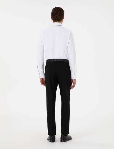 Siyah Slim Fit Kumaş Pantolon
