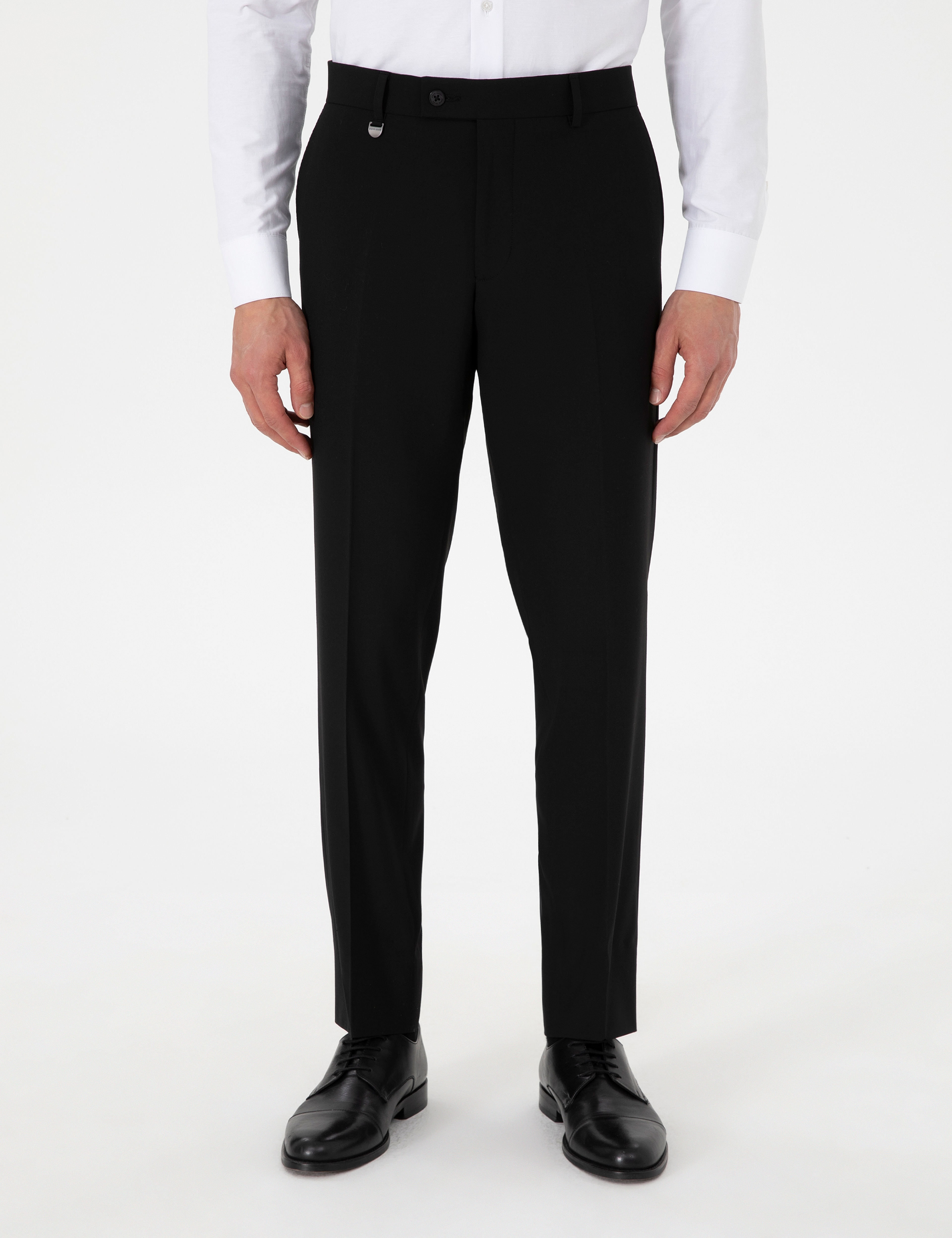 Siyah Slim Fit Kumaş Pantolon