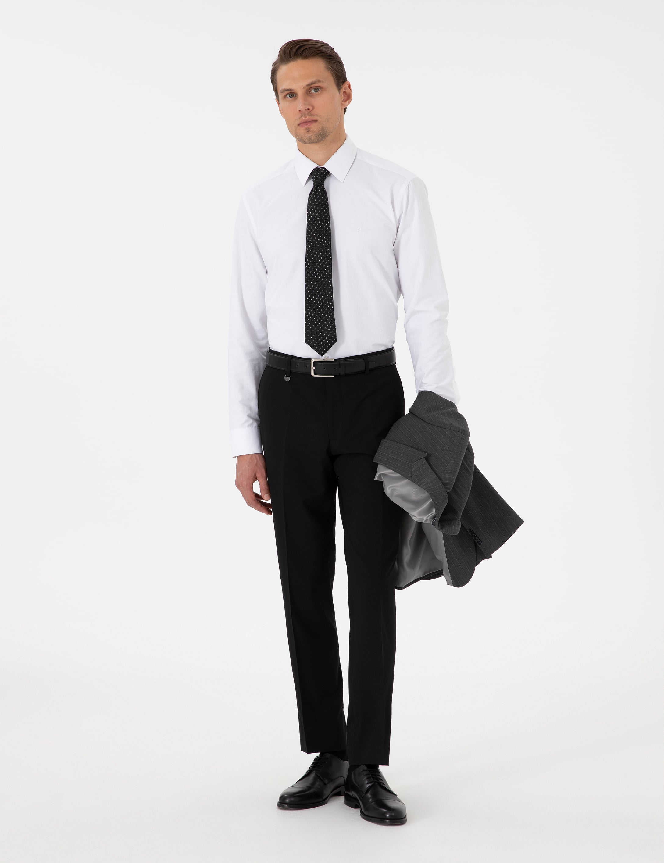 Siyah Slim Fit Kumaş Pantolon