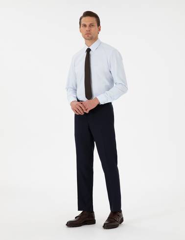 Lacivert Slim Fit Kumaş Pantolon