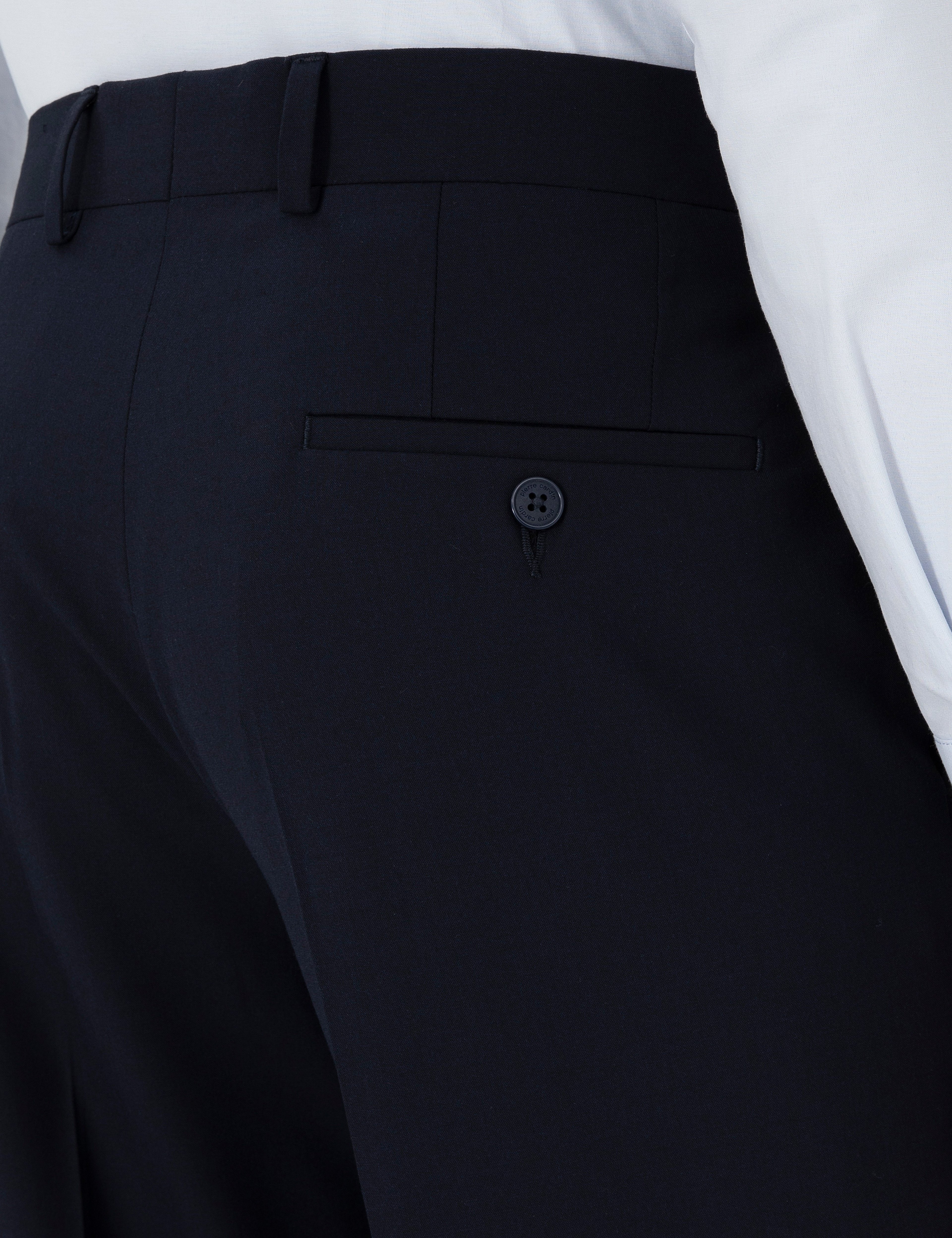 Lacivert Slim Fit Kumaş Pantolon - Image 6