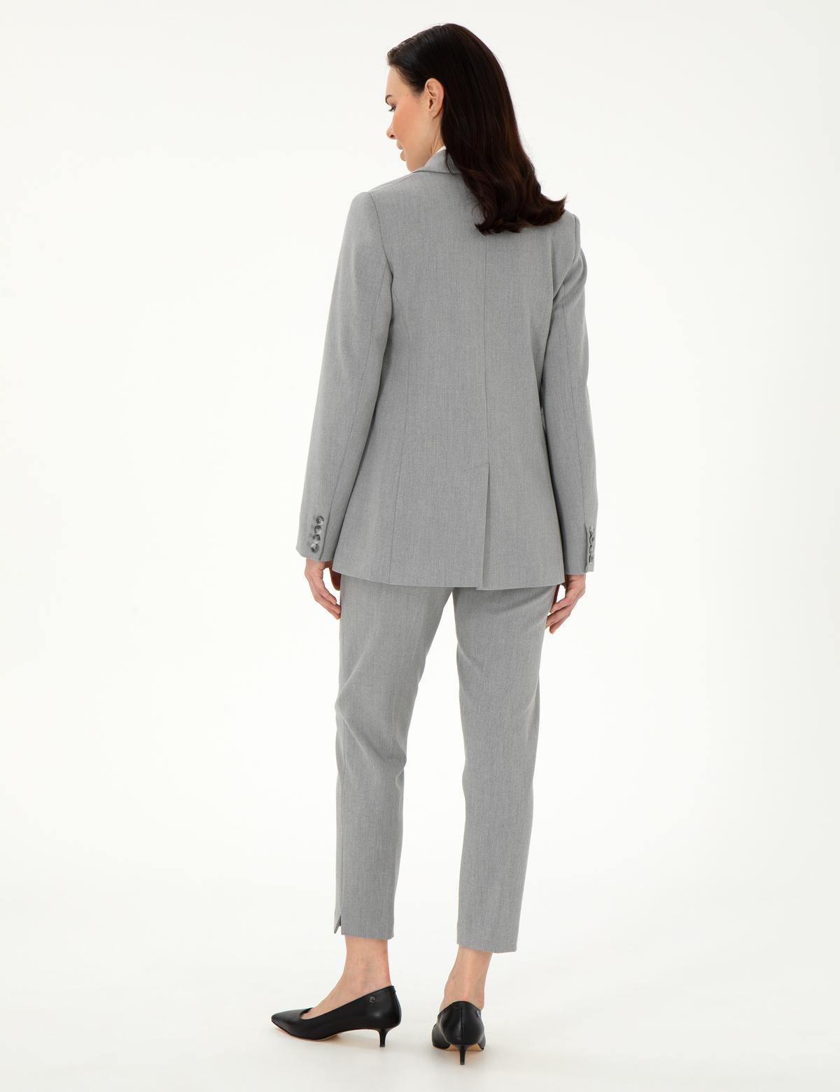 Gri Kumaş Pantolon - 50291158034