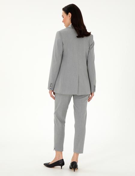 Gri Kumaş Pantolon - 50291158034