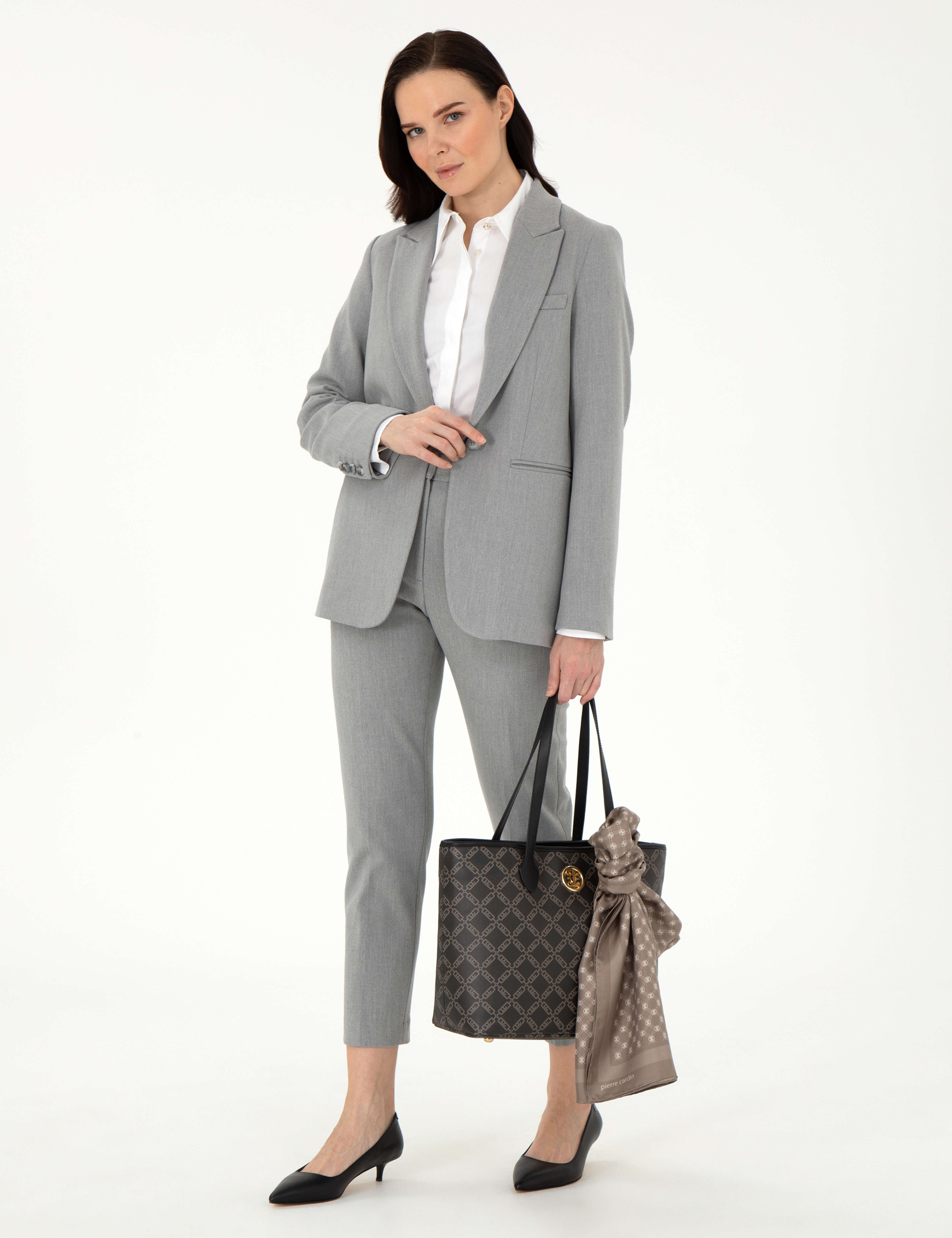 Gri Kumaş Pantolon - Image 3