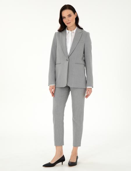 Gri Kumaş Pantolon - 50291158034