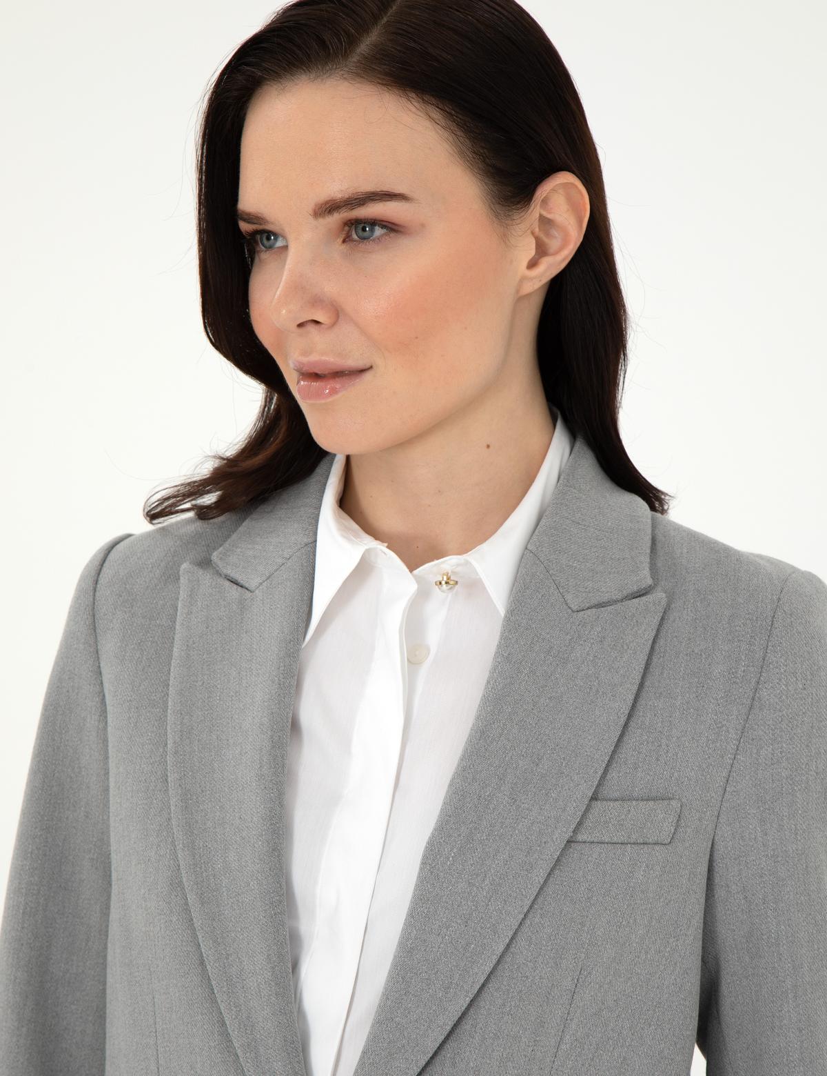 Gri Slim Fit Ceket - 50290364010