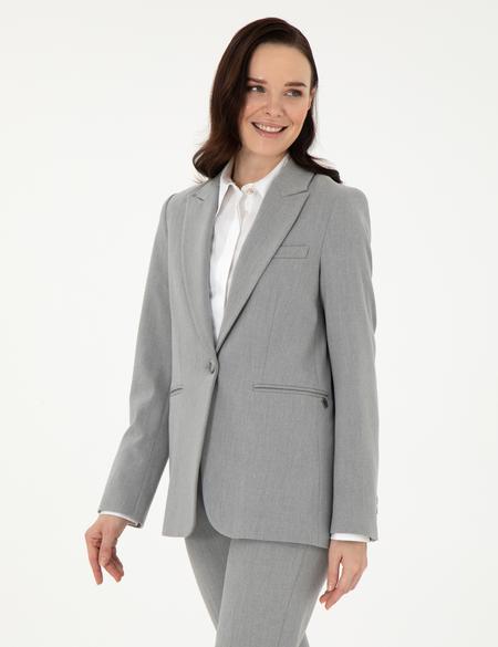 Gri Slim Fit Ceket - 50290364010