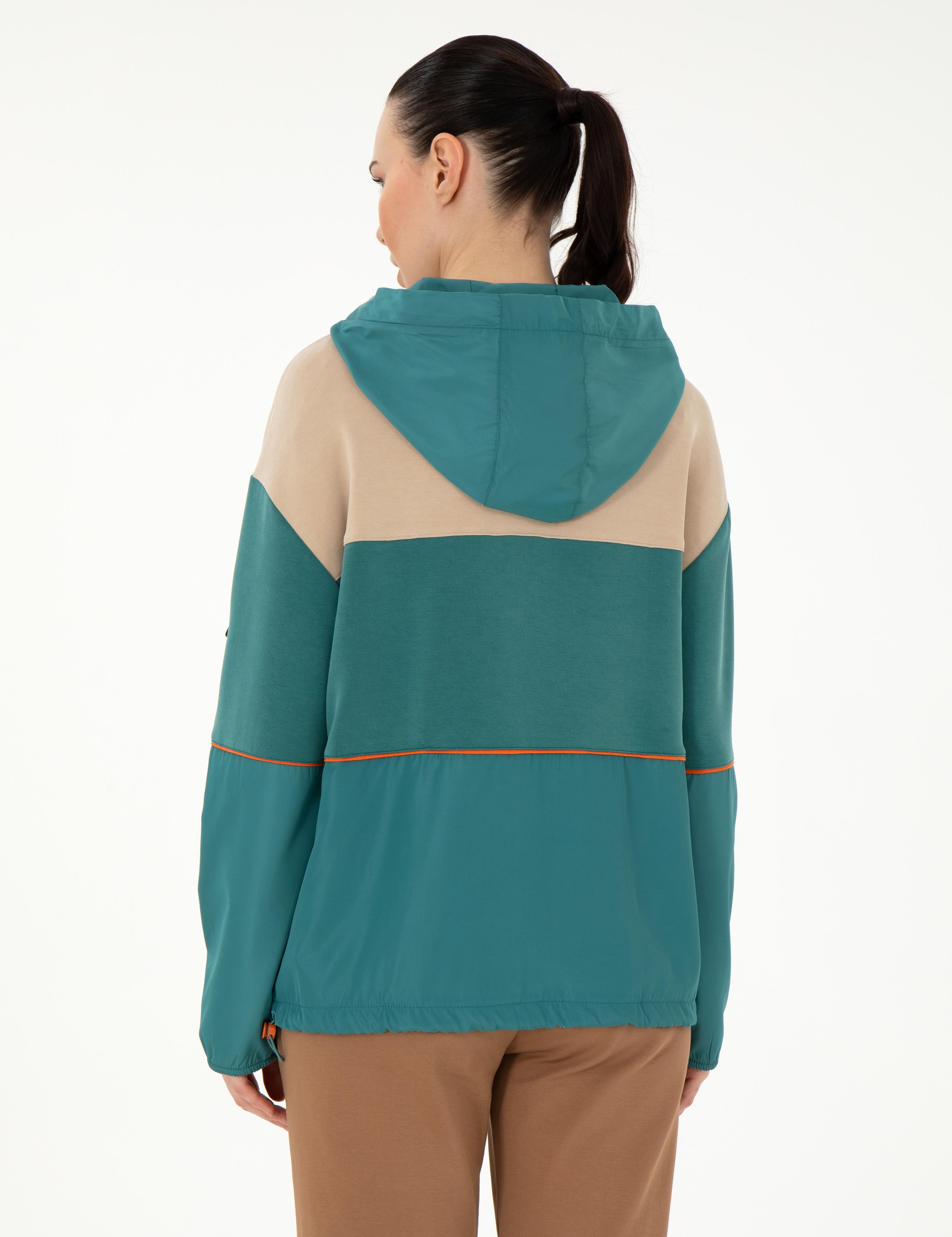 Koyu Yeşil Comfort Fit Sweatshirt