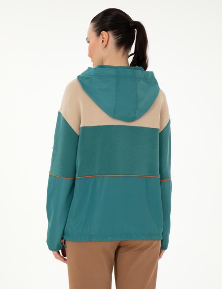 Koyu Yeşil Comfort Fit Sweatshirt - 50296139004