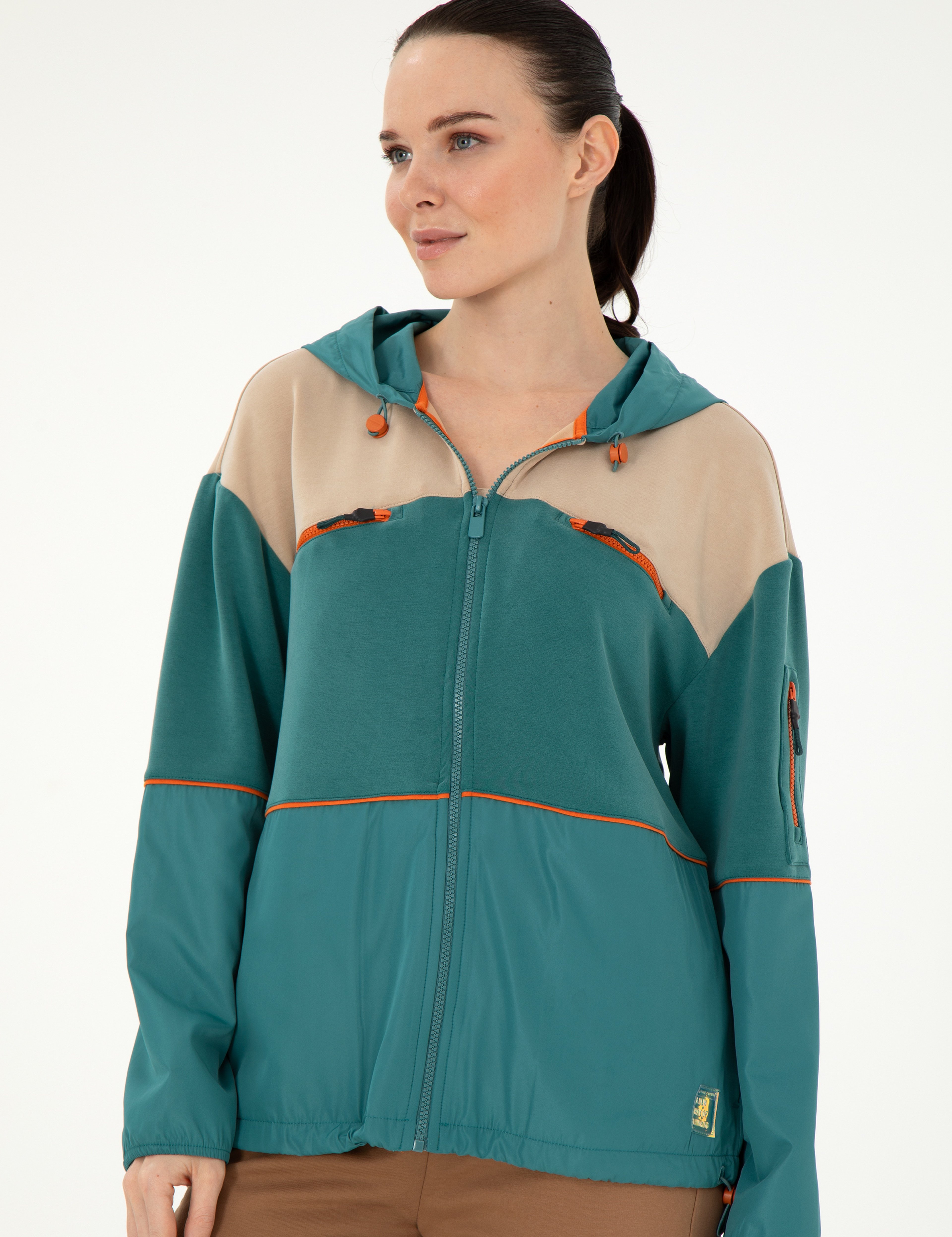 Koyu Yeşil Comfort Fit Sweatshirt - Image 3