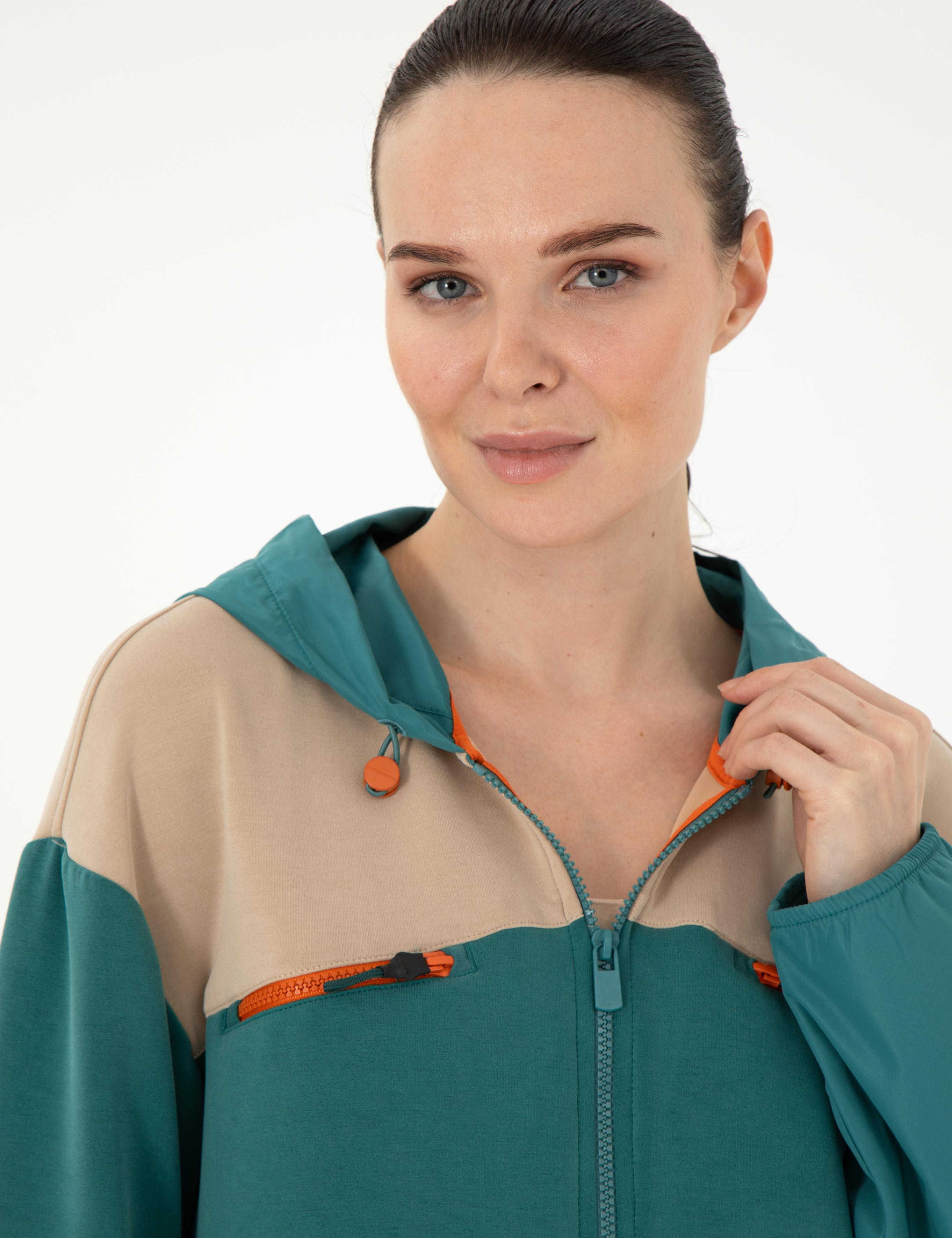 Koyu Yeşil Comfort Fit Sweatshirt
