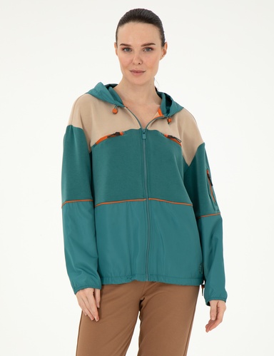 Koyu Yeşil Comfort Fit Sweatshirt