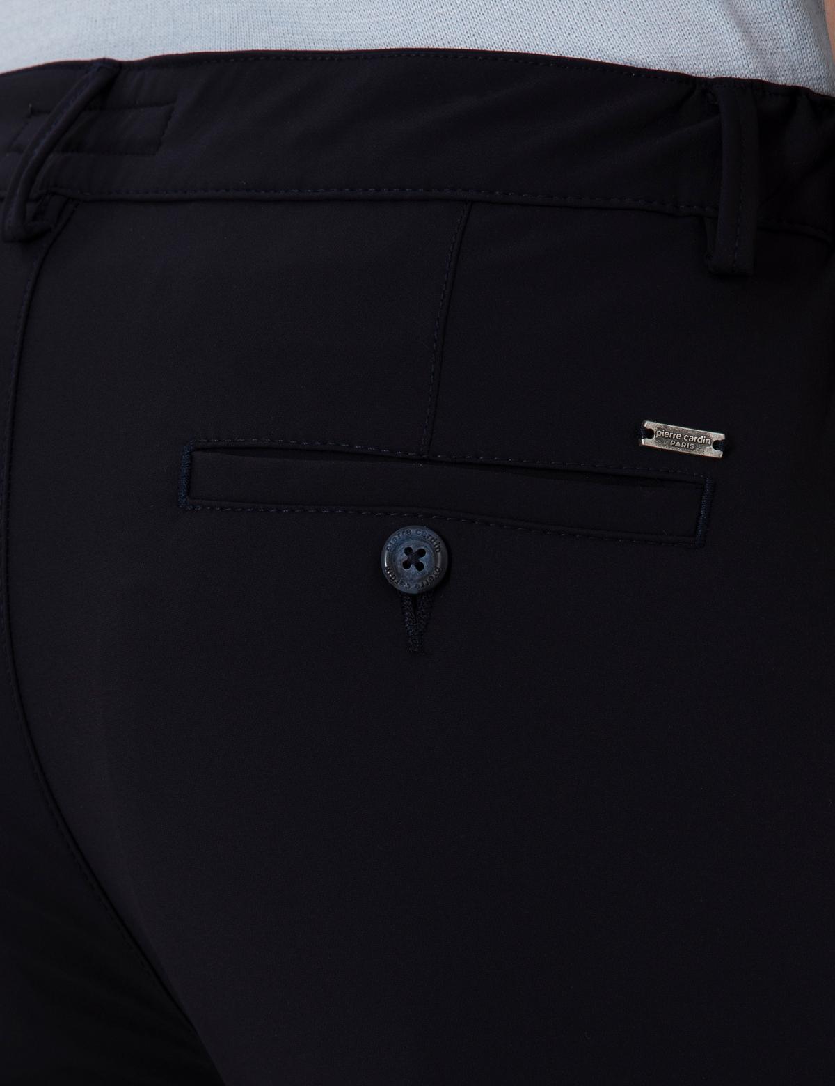 Lacivert Slim Esnek Jogger Fit Kanvas Pantolon - 50305839064