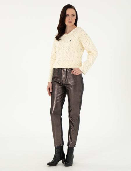 Ekru Comfort Fit Kazak - 50290560003