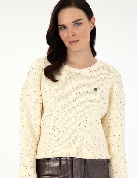 Ekru Comfort Fit Kazak - 50290560003