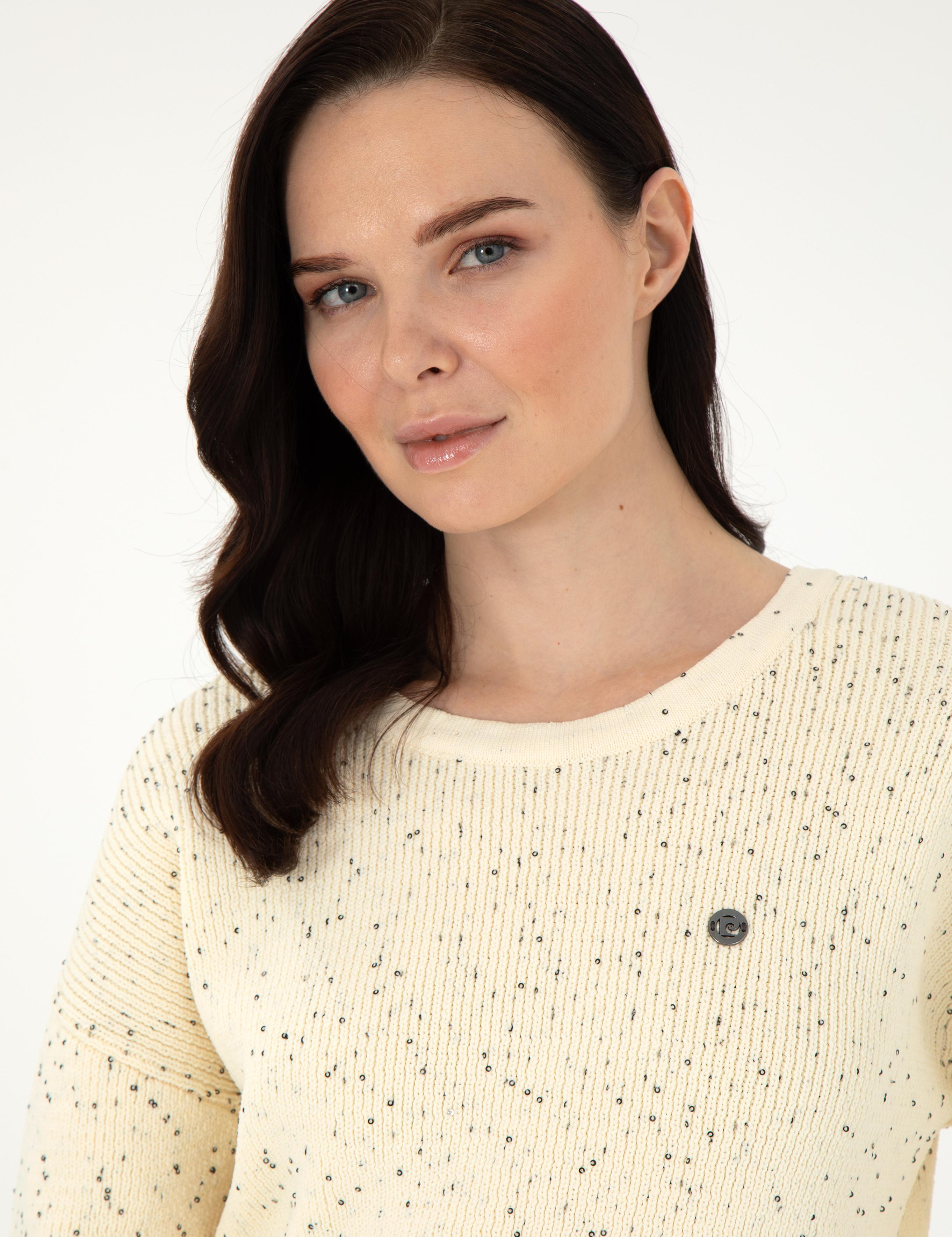 Ekru Comfort Fit Kazak