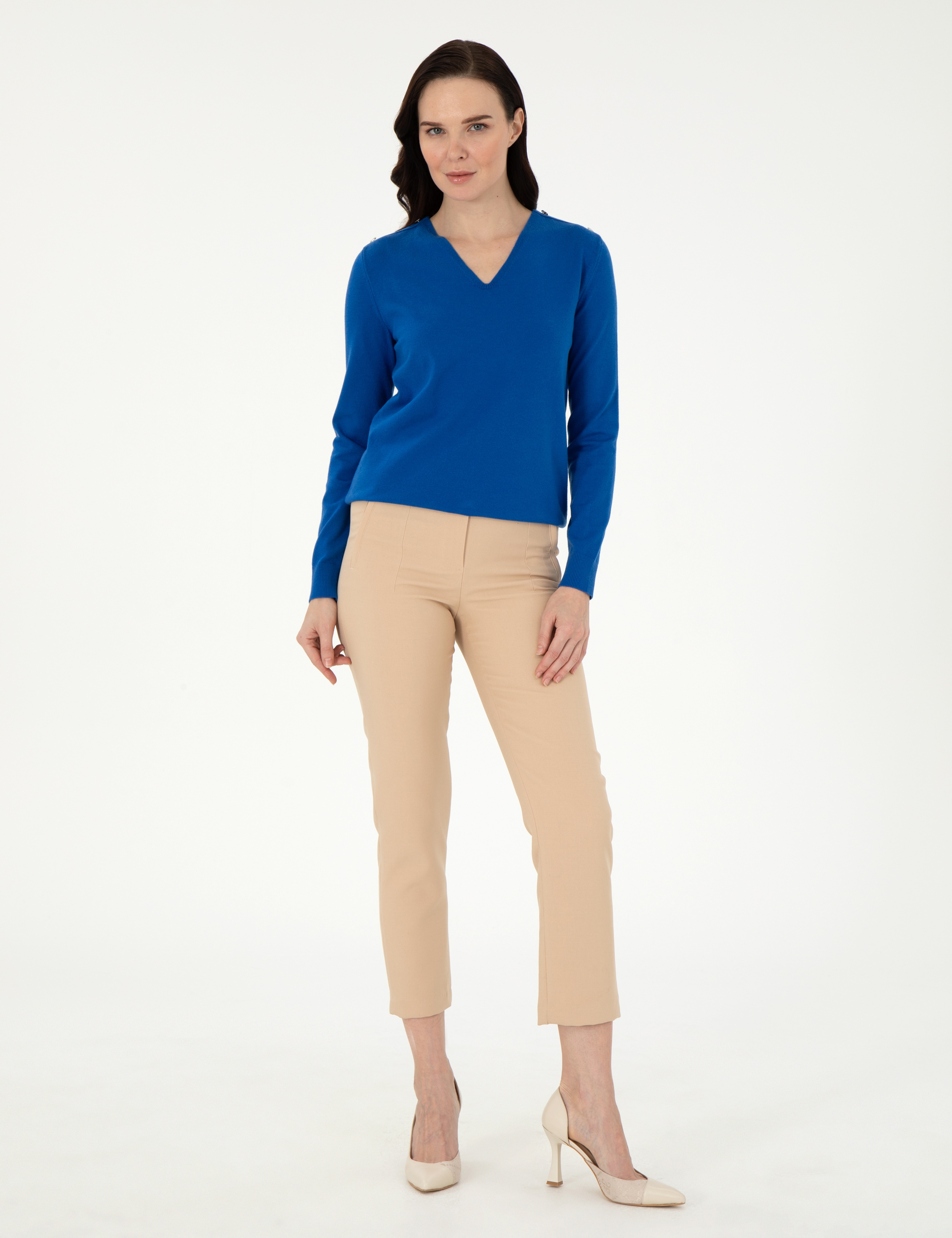 Saks Extra Slim Fit Basic Kazak - Image 4