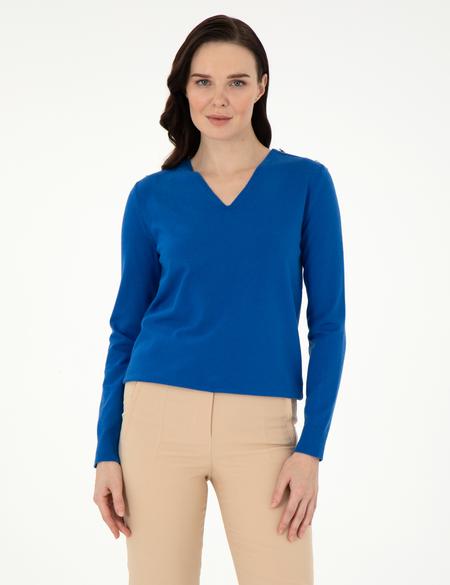 Saks Ex. Slim Fit Basic Kazak - 50290577004