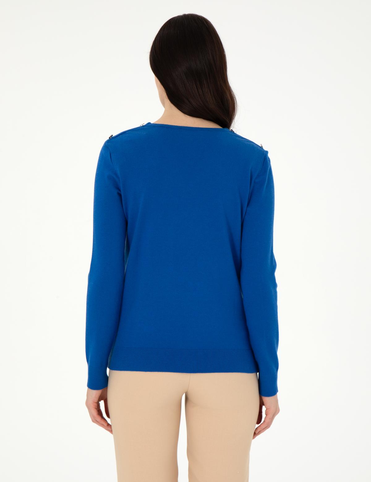 Saks Ex. Slim Fit Basic Kazak - 50290577004