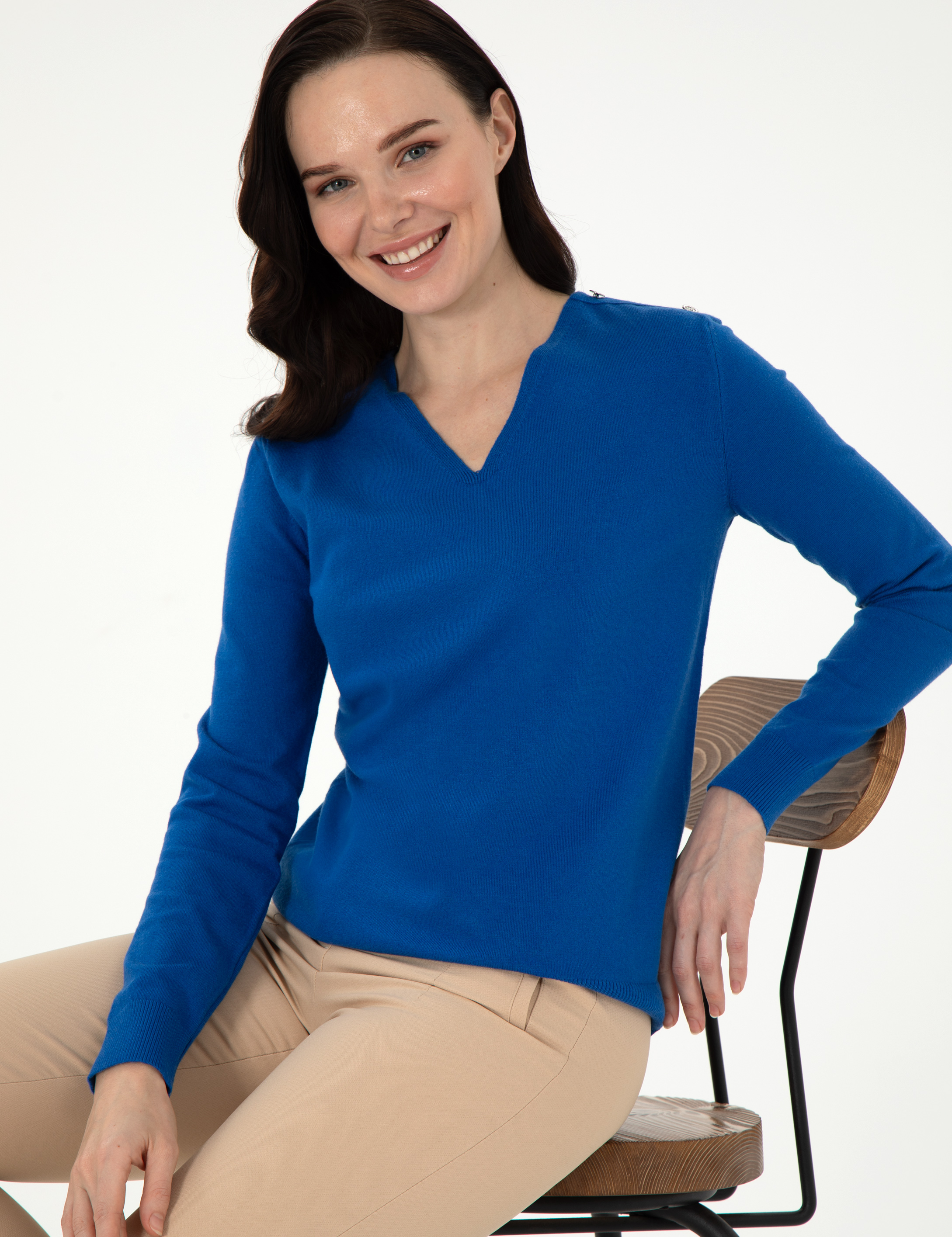 Saks Extra Slim Fit Basic Kazak