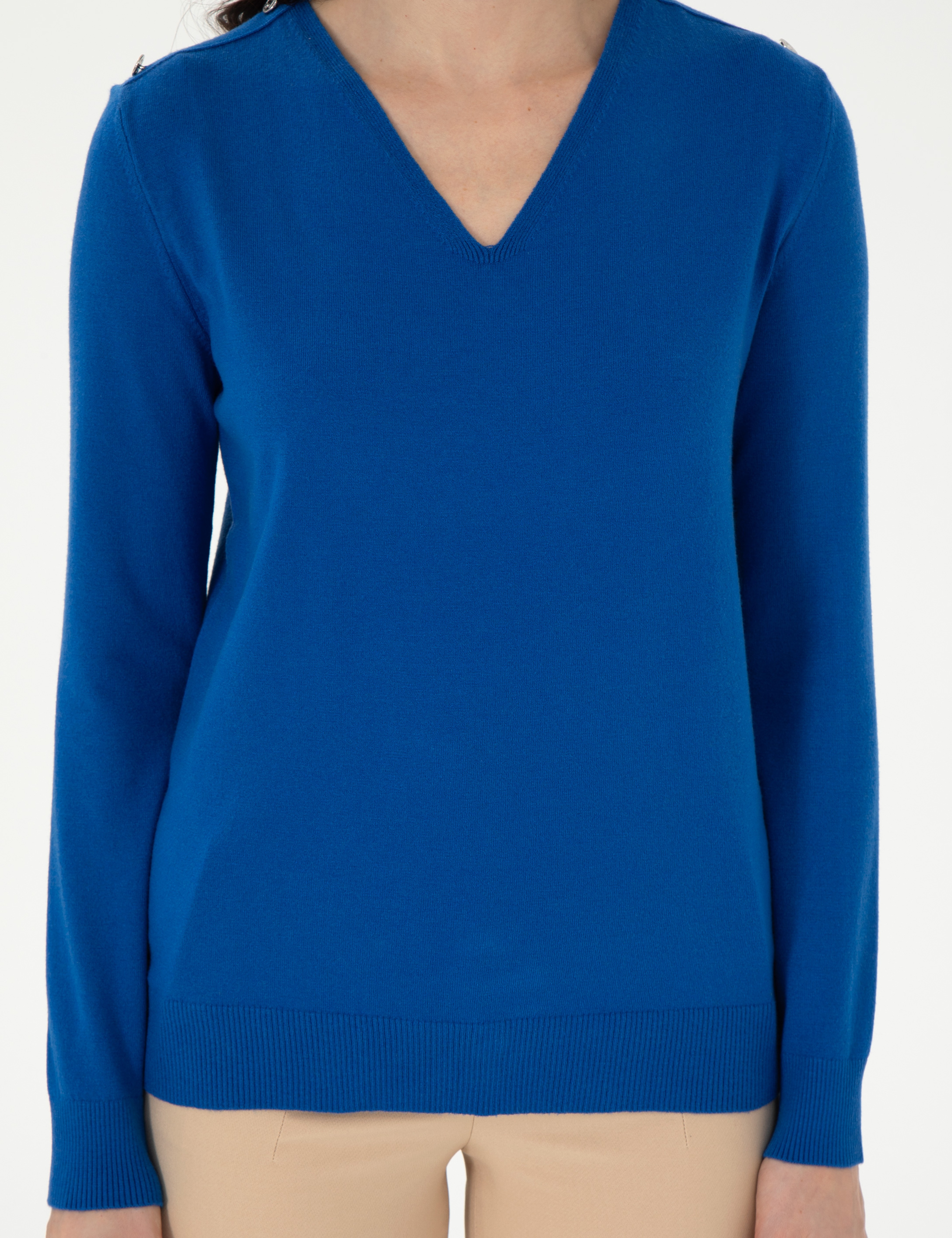 Saks Extra Slim Fit Basic Kazak - Image 6