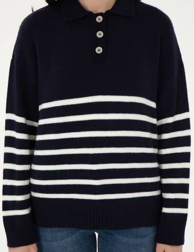 Lacivert Comfort Fit Kazak