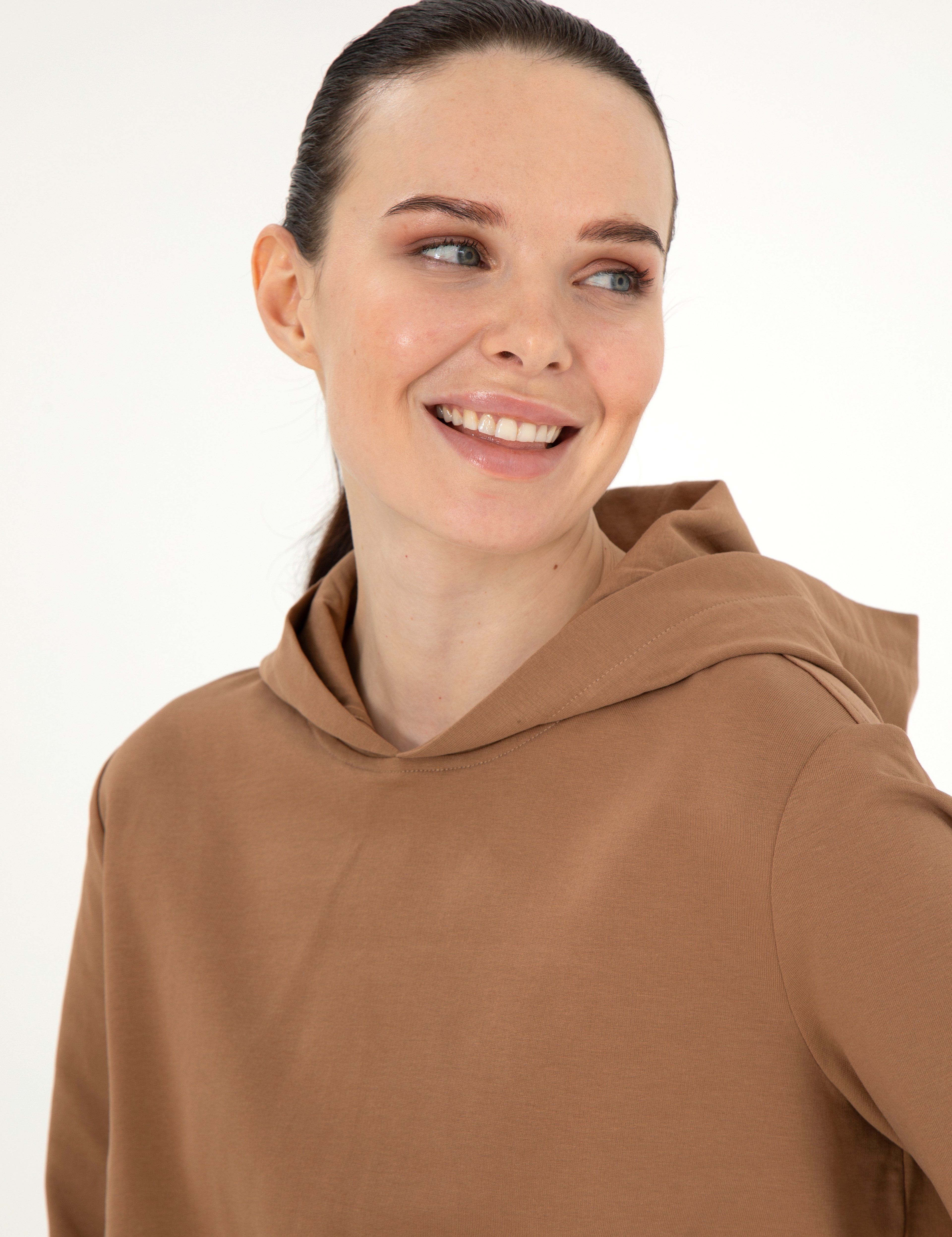 Coconut Oversize Kapüşonlu Sweatshirt - Image 2