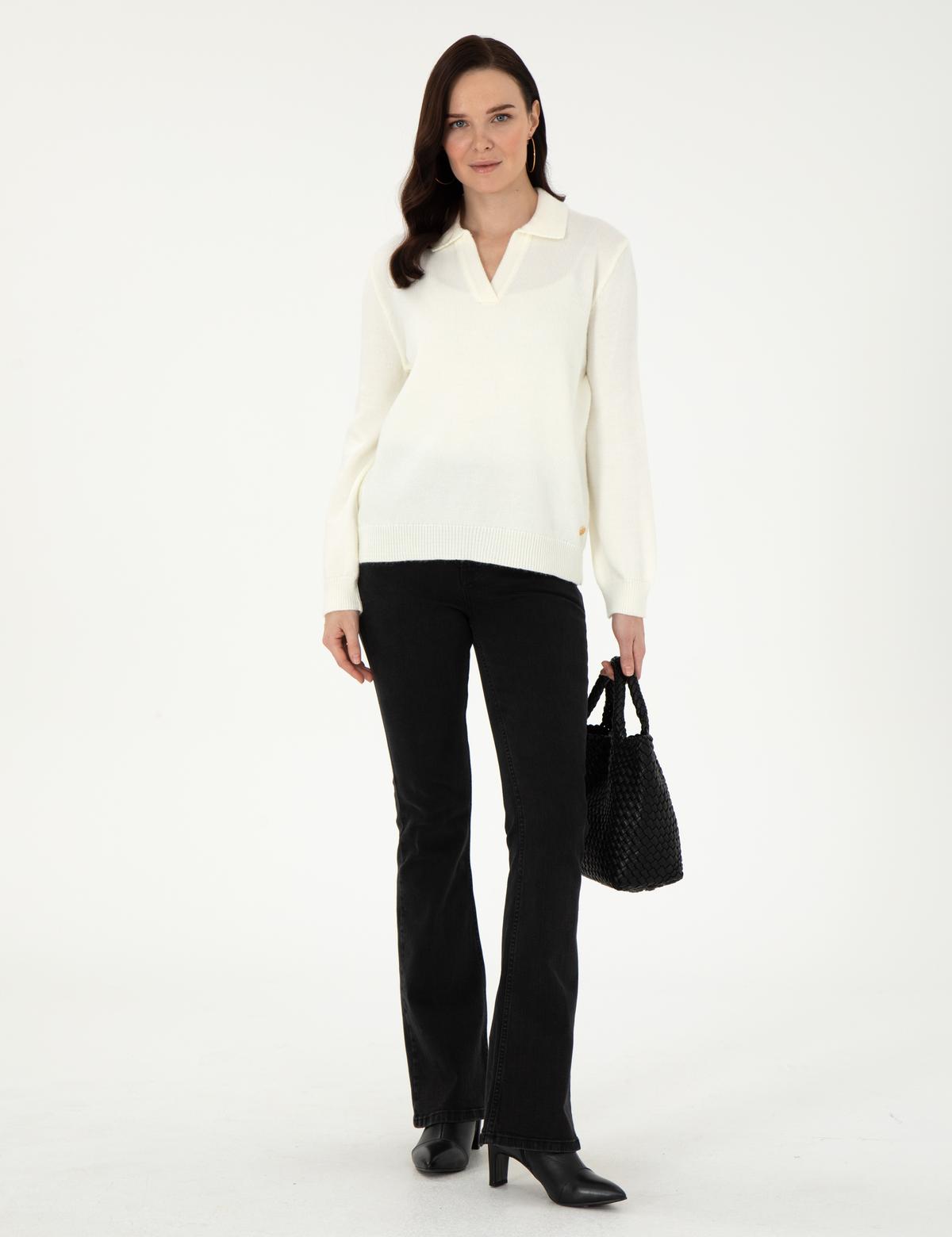 Bej Melanj Comfort Fit Kazak - 50300114014