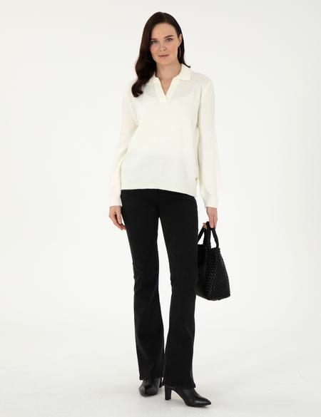 Bej Melanj Comfort Fit Kazak - 50300114014