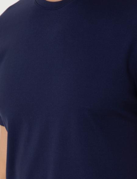 Lacivert Slim Fit Tişört - 50292118017