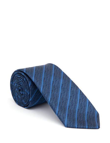 Lacivert 3'lü Kravat-Mendil-Kravat İğnesi Set - 50309592001