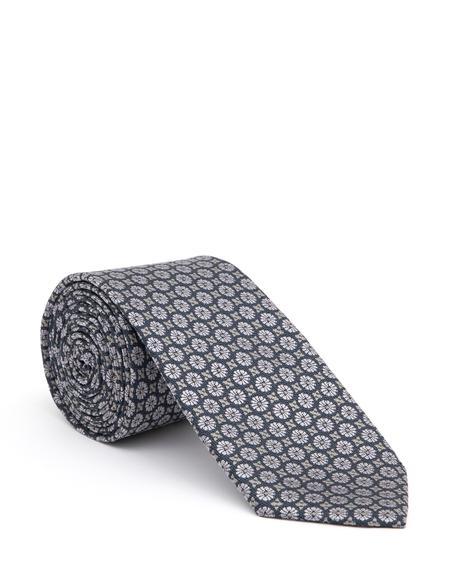 Lacivert 3'lü Kravat-Mendil-Kravat İğnesi Set - 50309591001