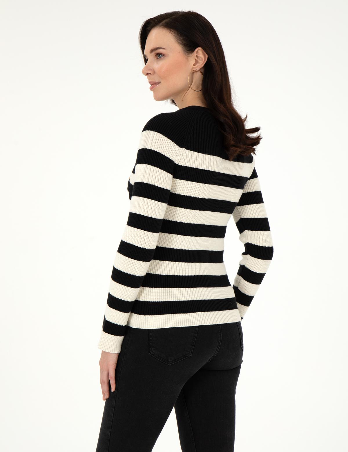 Siyah Slim Fit Kazak - 50291024005