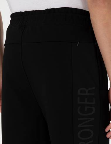 Siyah Comfort Fit Örme Şort
