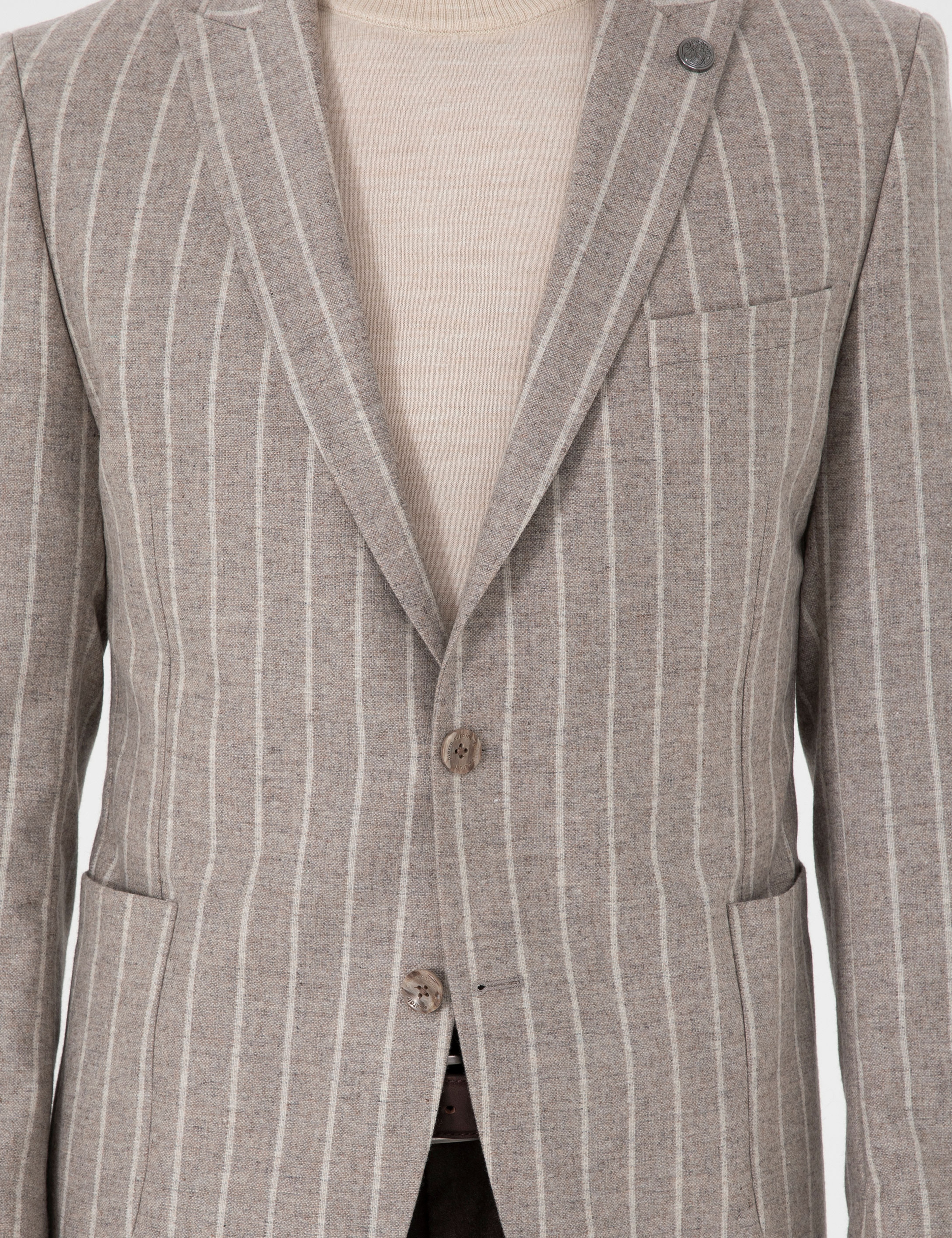Bej Ex. Slim Fit Ceket