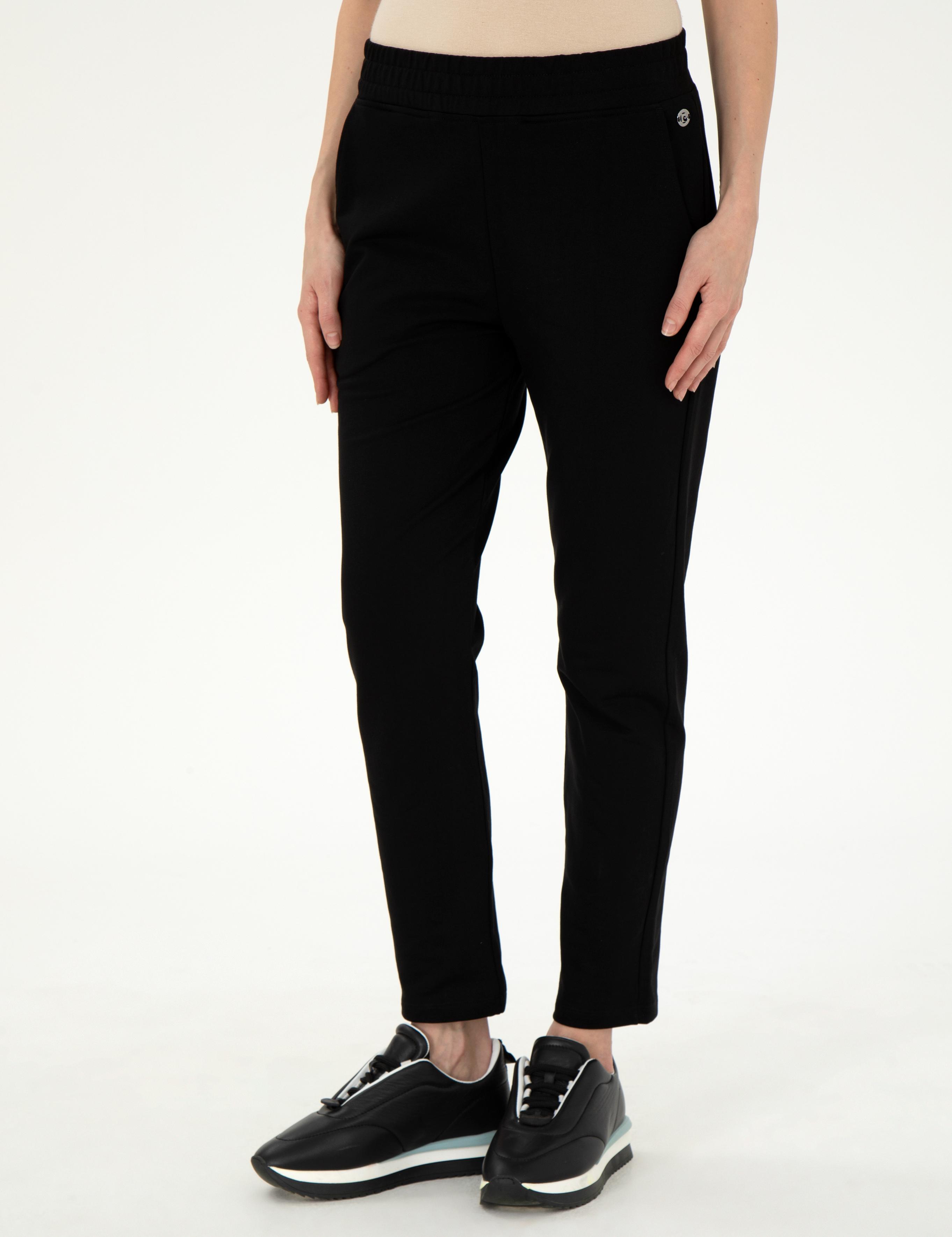 Siyah Regular Fit Eşofman Altı