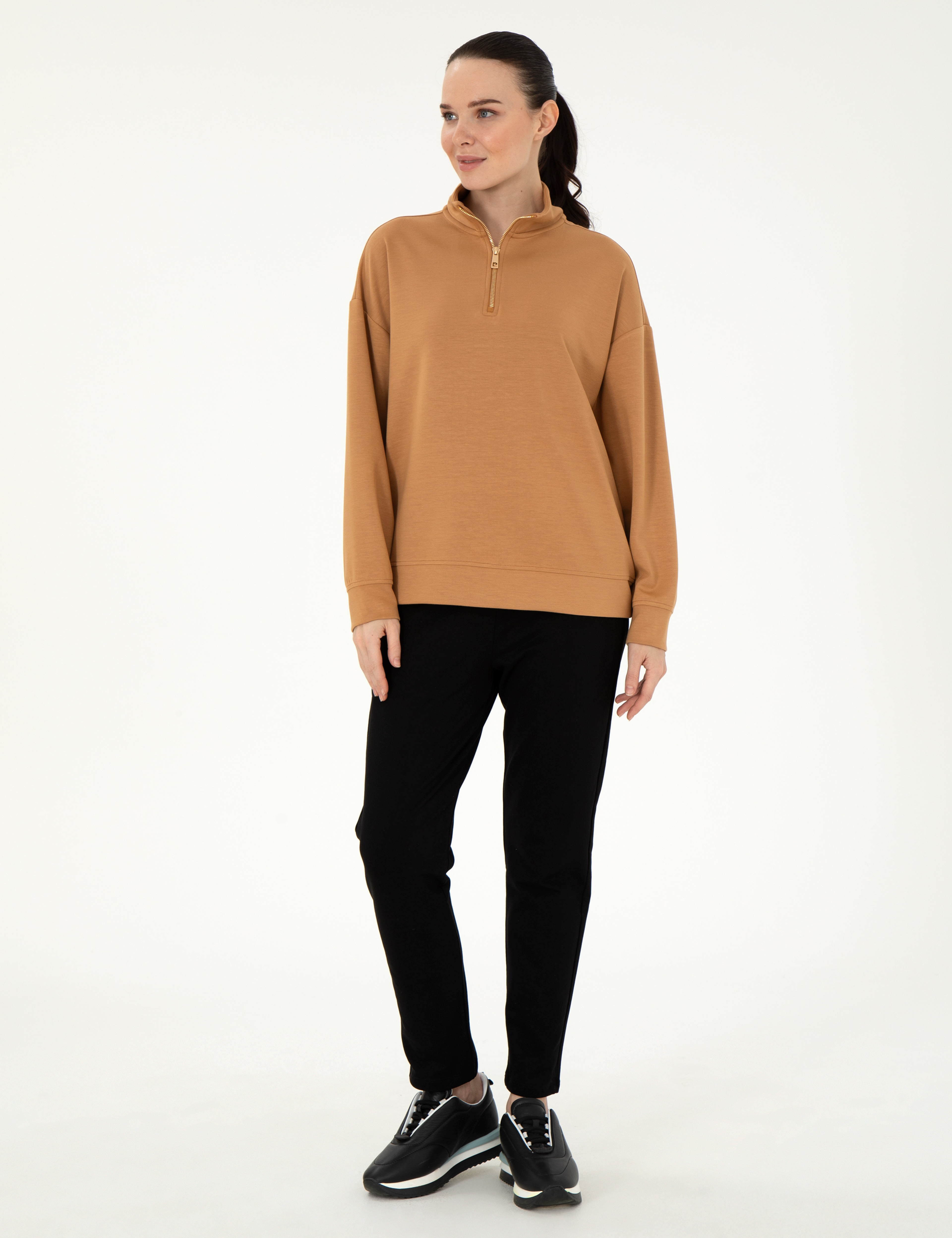 Siyah Regular Fit Eşofman Altı - Image 3
