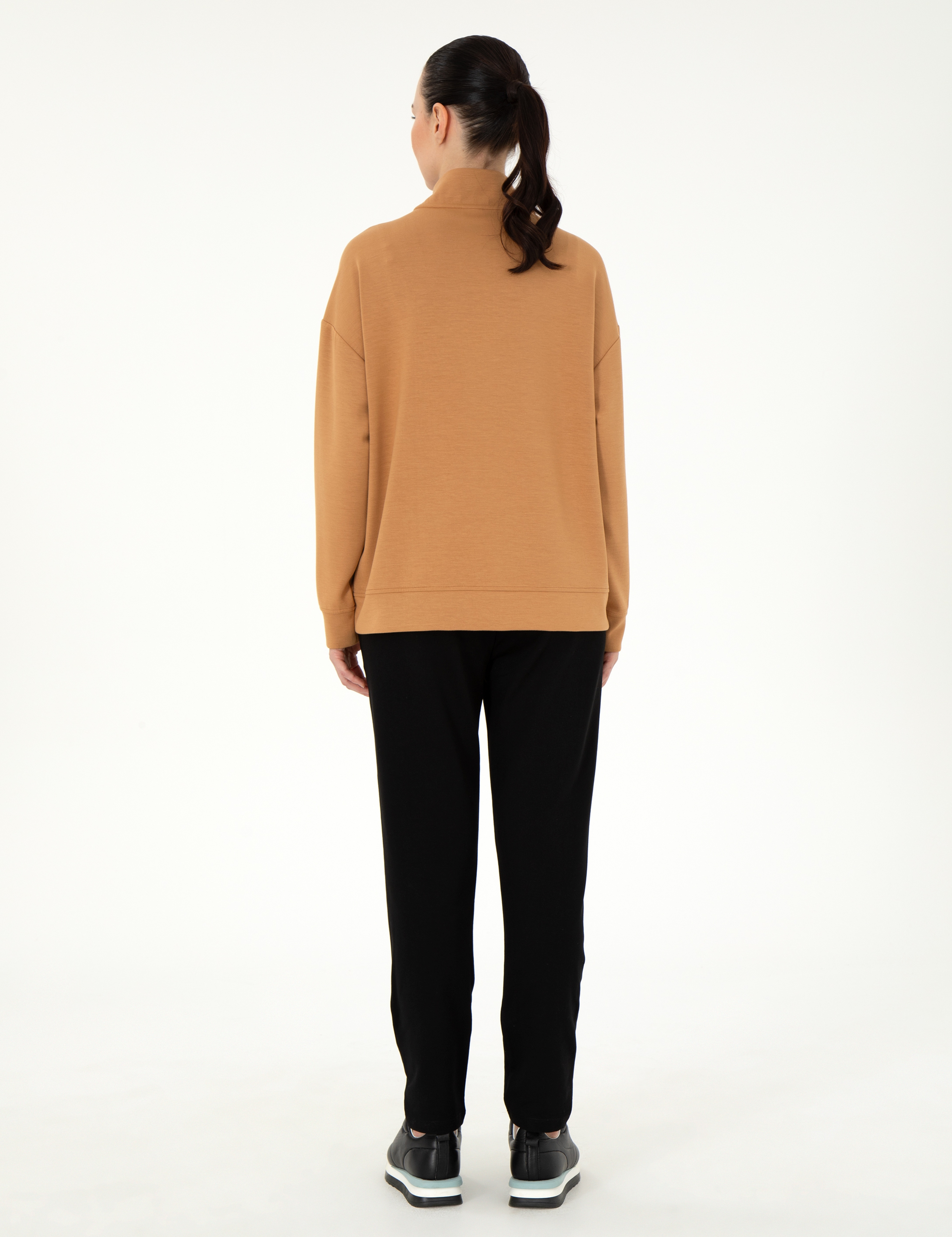 Siyah Regular Fit Eşofman Altı - Image 4
