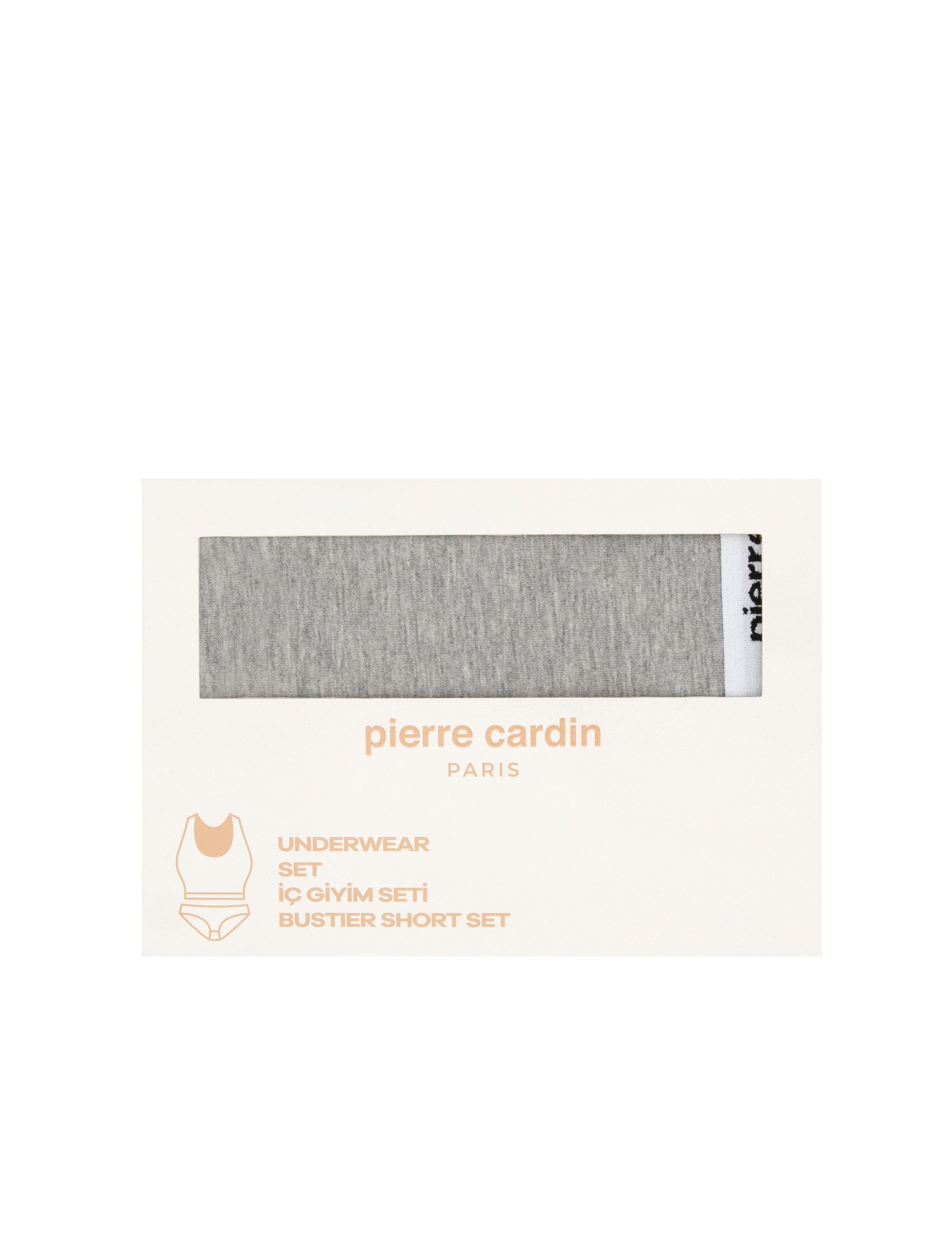 Gri Melanj İç Giyim Takım