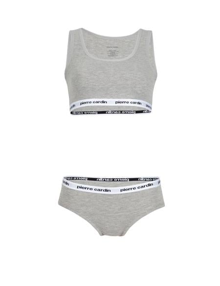 Gri Melanj İç Giyim Takım - 50304055010