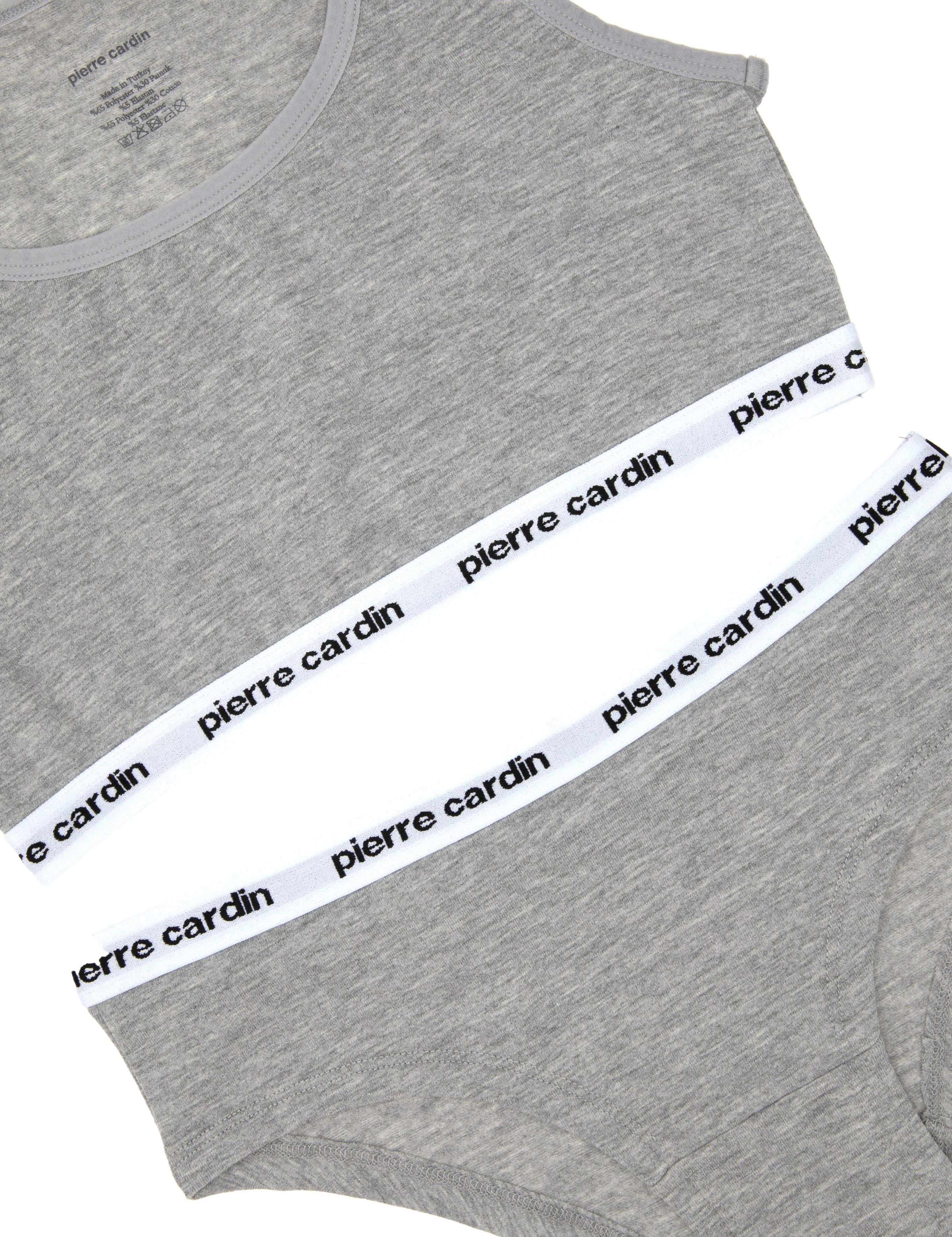 Gri Melanj İç Giyim Takım