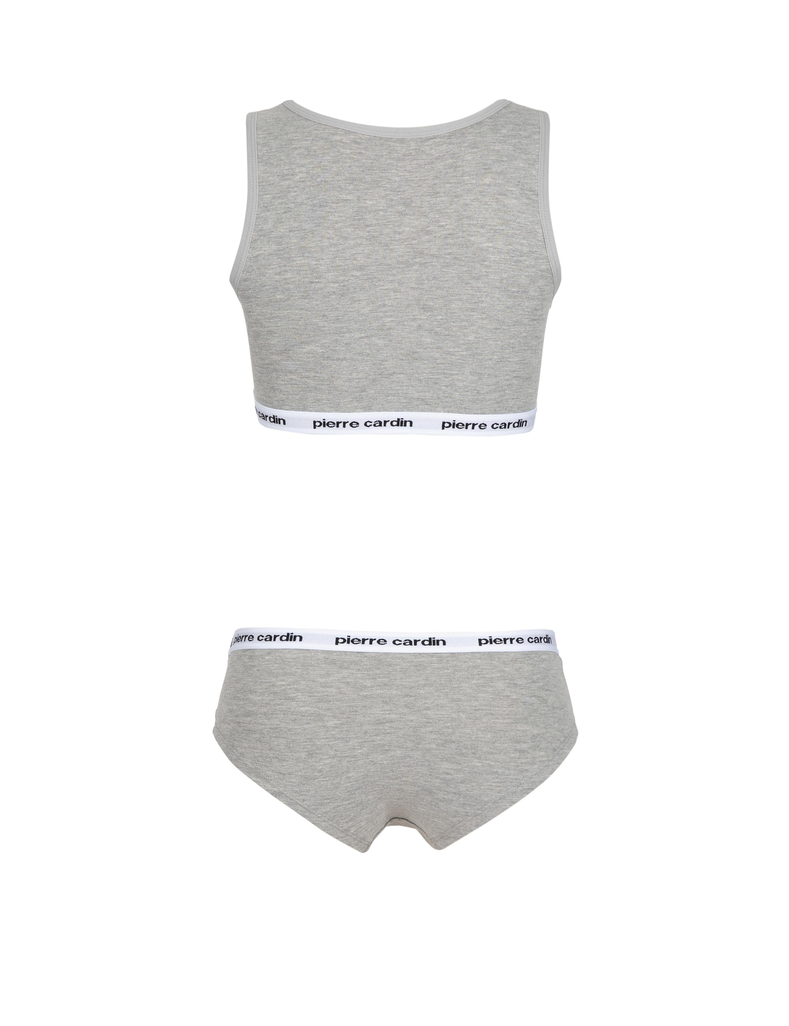 Gri Melanj İç Giyim Takım